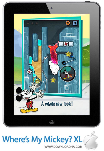 wheres my mickey xl ipad بازی زیبا و سرگرم کننده Wheres My Mickey? XL 1.0.2   آیپد 