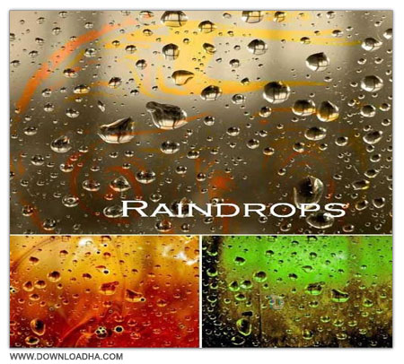 Raindrops on تصاویر استوک با موضوع قطرات باران Raindrops on Glass